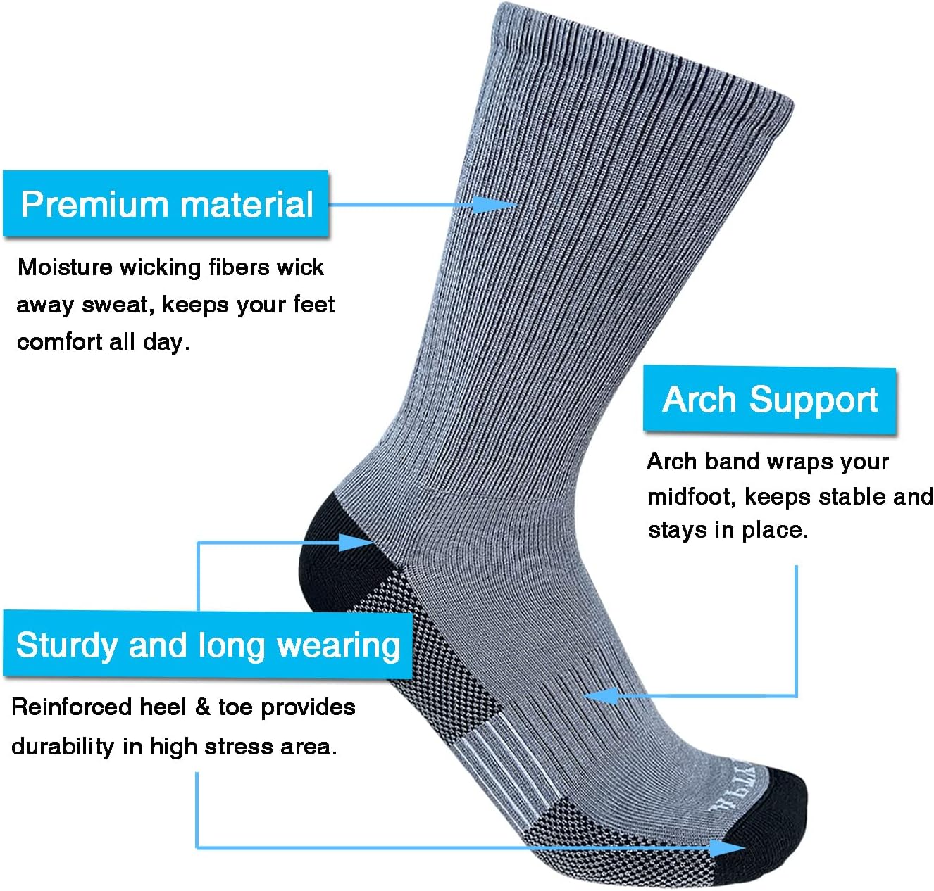 Comfortabele Katoenen Sportsokken (4 of 6 Paar) - Lucas