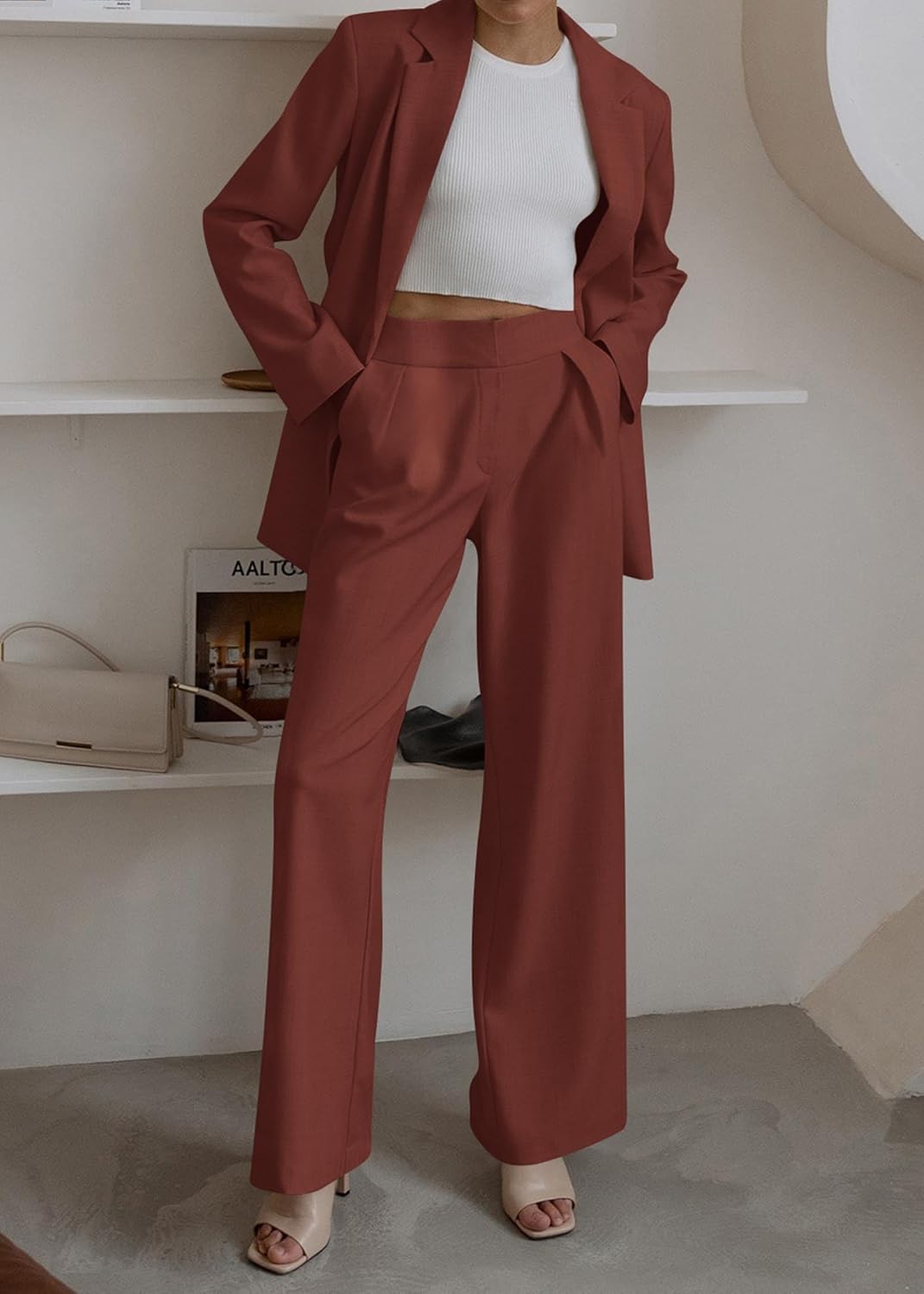 Stijlvolle Blazer en Pantalon Set - Mia