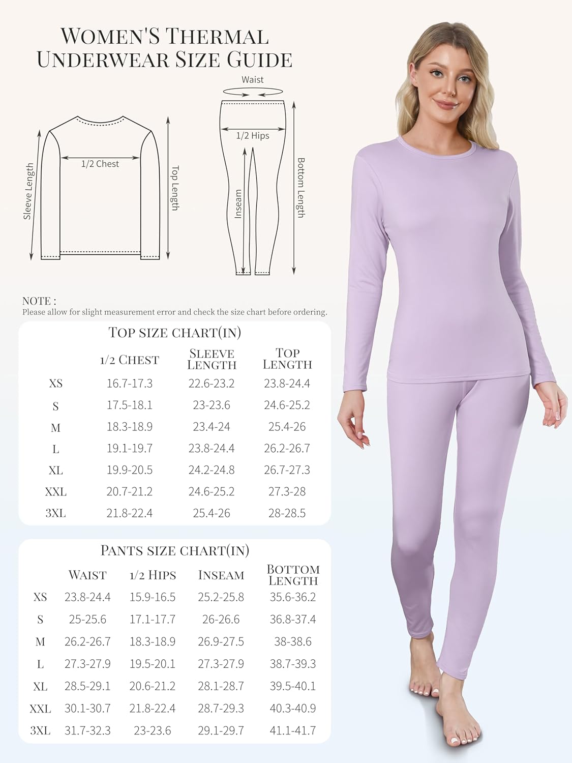 Thermo Ondergoed voor Vrouwen - Sophie