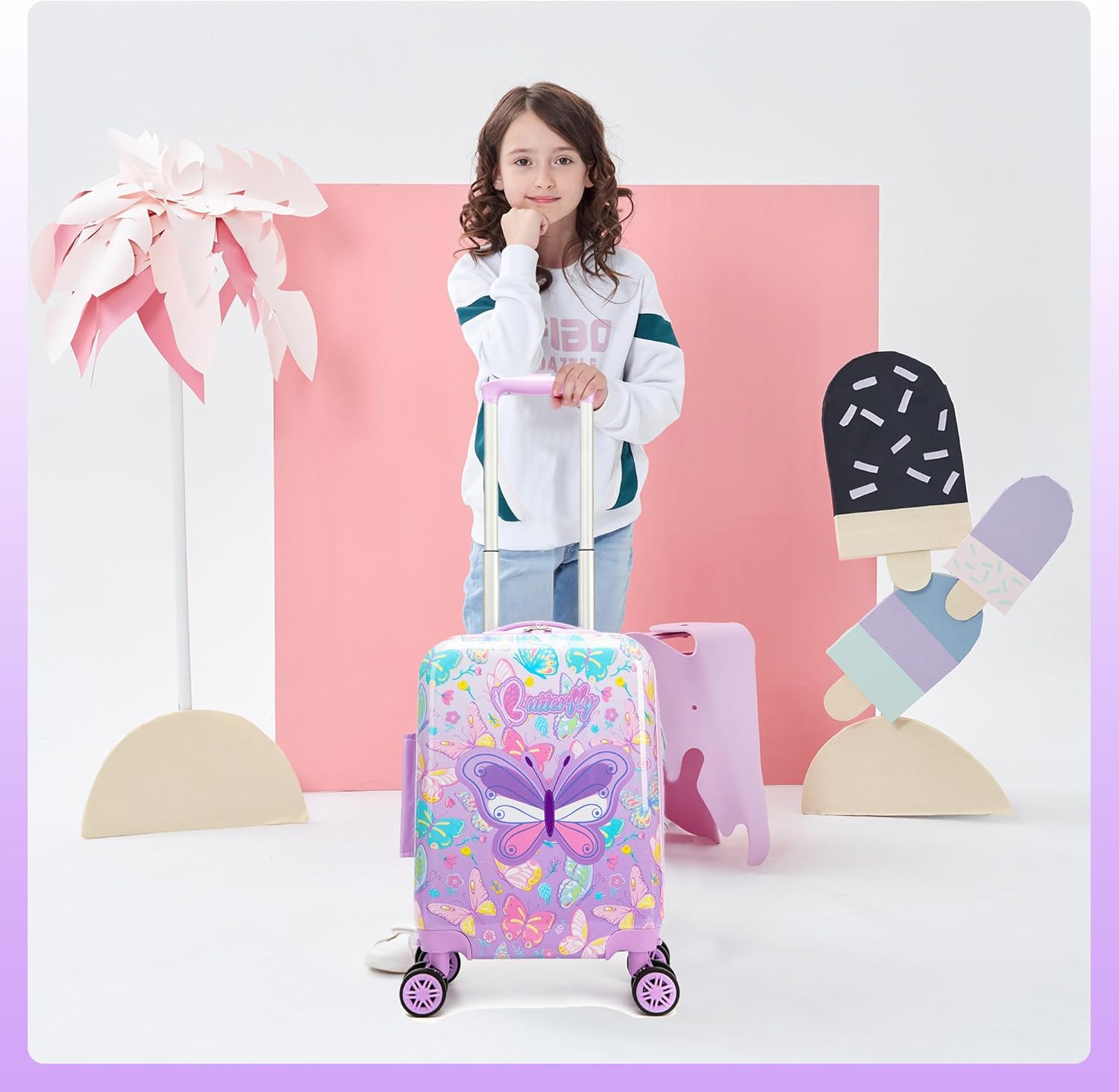 Kinder Bagage Set 5-delig met Hard Shell en Spinnerwielen – Game Day