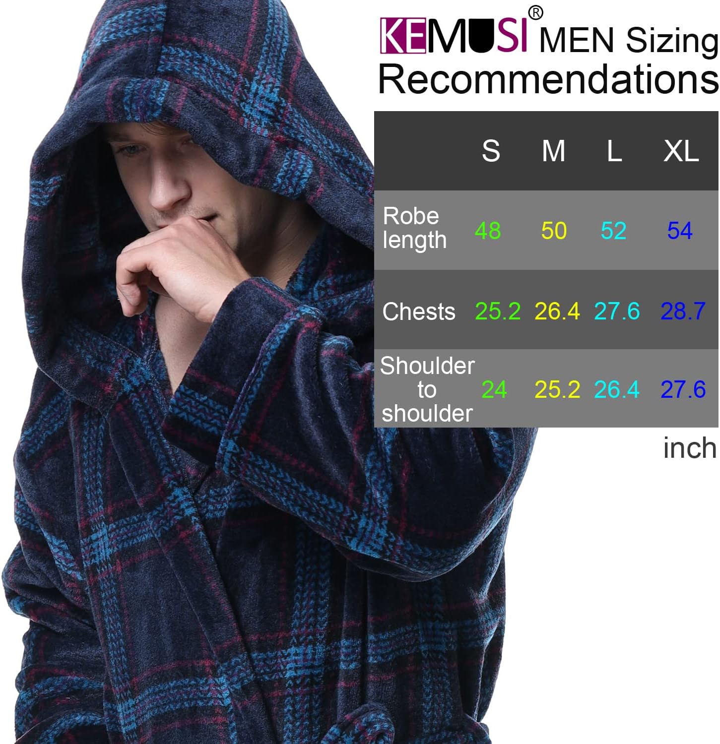 Luxe Heren Badjas met Capuchon - Lars