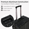 Aluminium Frame Handbagagekoffer met TSA-slot & Stille Wielen