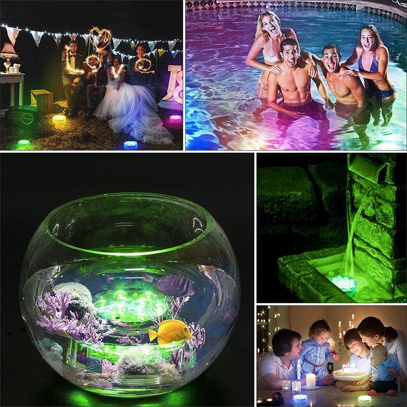 Waterdichte LED Onderwaterlamp met Afstandsbediening - GlowRipple