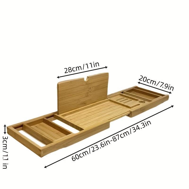 Luxe Bamboe Badkuip Tray - ZenBath