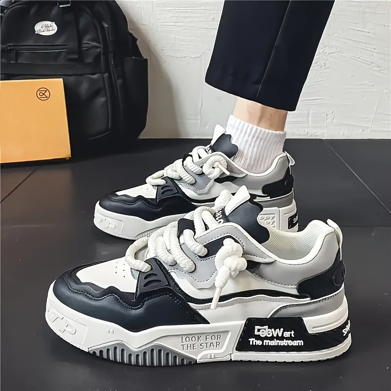 Chunky heren streetwear sneaker met profielzool & comfortpadding – Kairo