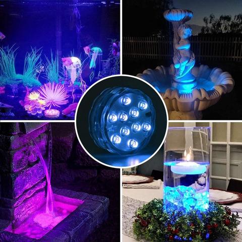 Waterdichte LED Onderwaterlamp met Afstandsbediening - GlowRipple