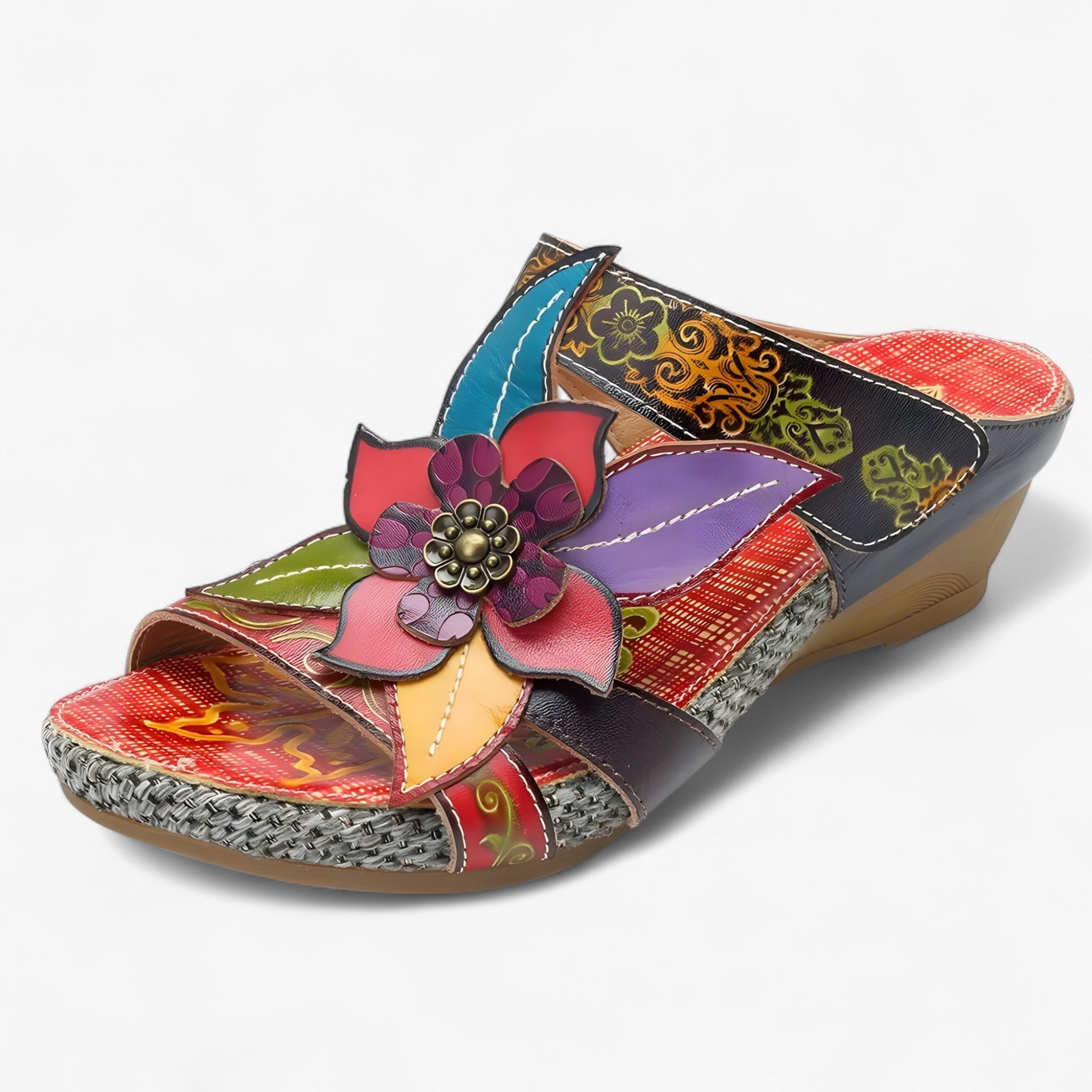 Boho sandalen voor dames met gevlochten banden – BohoStep Dolly