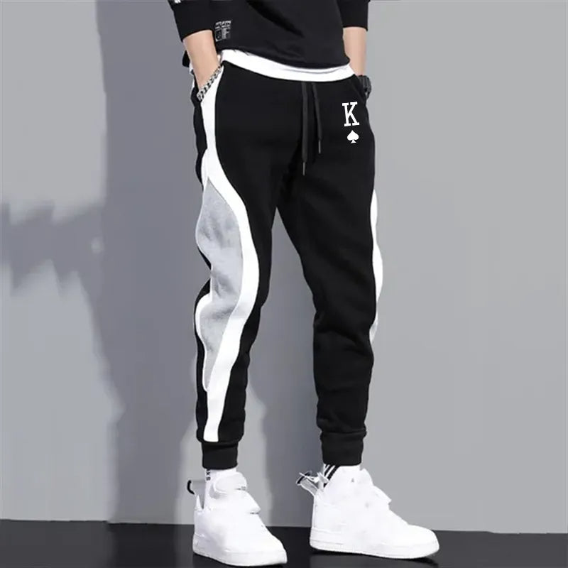 Spade K Vibes Joggingbroek | Urban Match zwarte en grijze broek