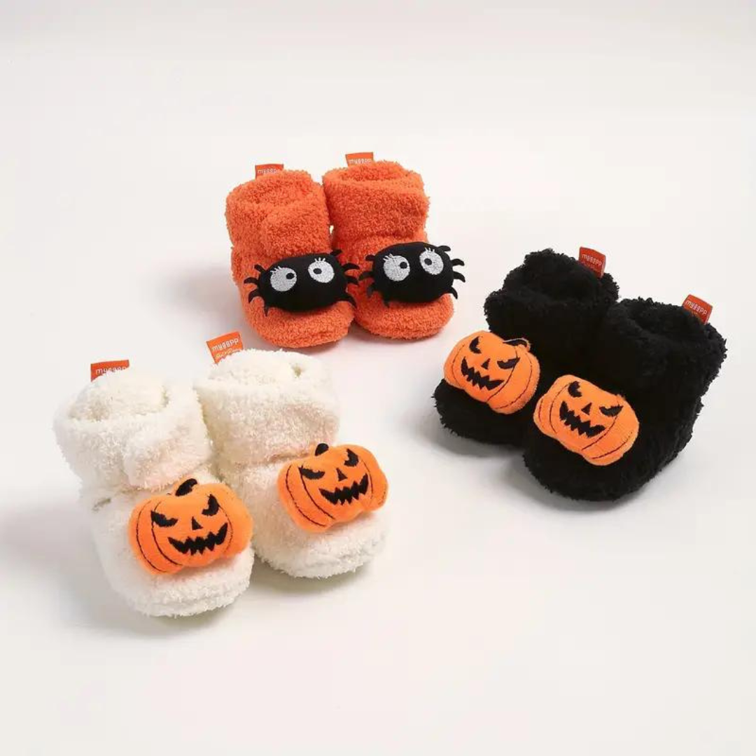 Kinder Halloween Sloffen met Cartoonprint – SpookySteps