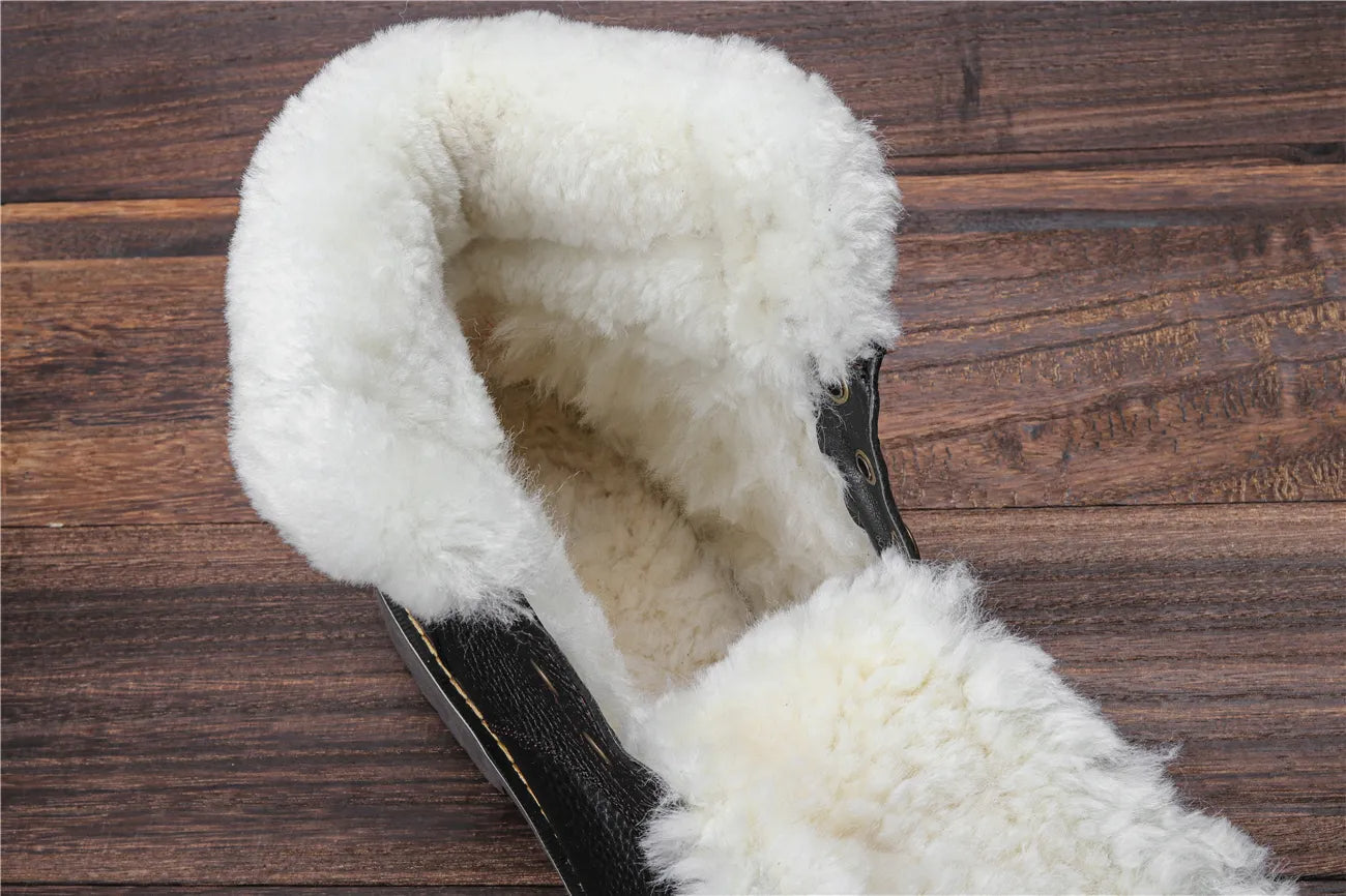 Leren Winterlaarzen | Met heerlijk warme wollen voering