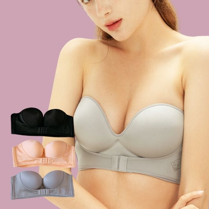 Strapless push-up bh met lift-effect – Elina
