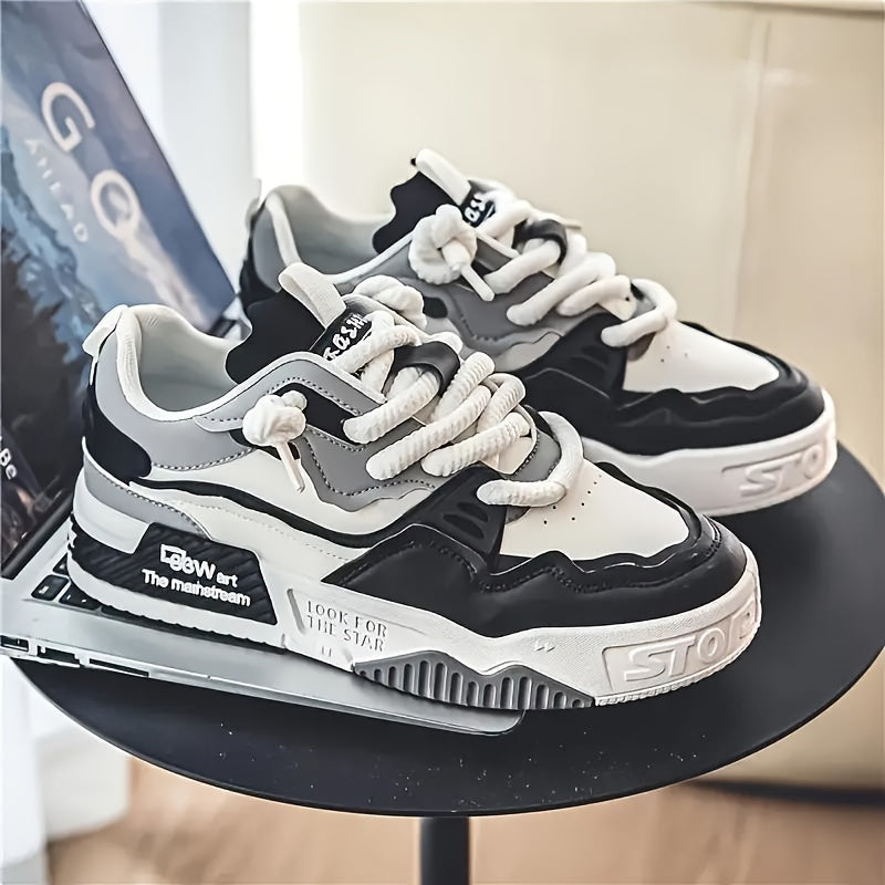 Chunky heren streetwear sneaker met profielzool & comfortpadding – Kairo