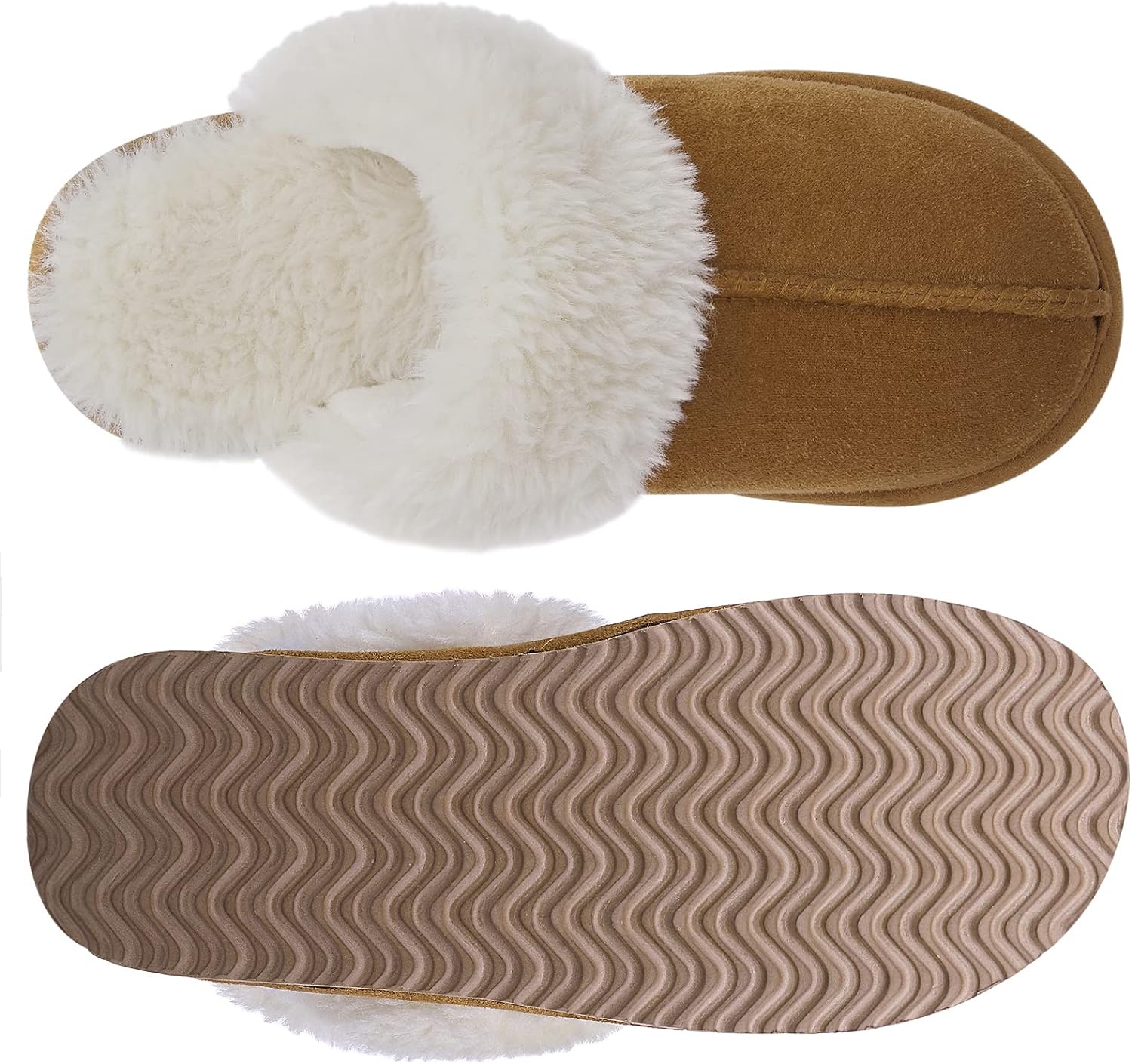 Fuzzy Memory Foam Pantoffels - SoftStep