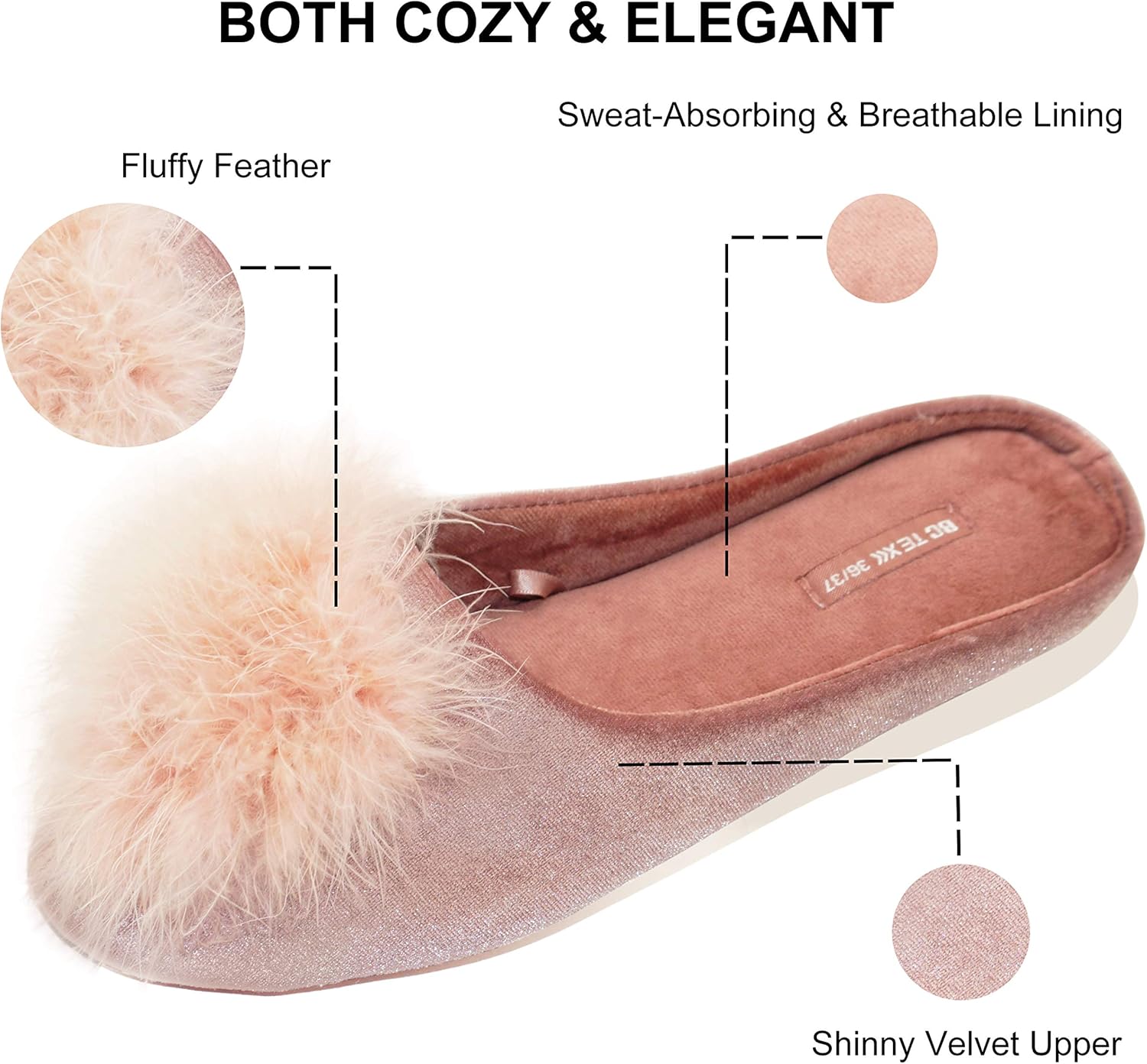 Cozy Velvet Memory Foam Pantoffels - VelvetEase