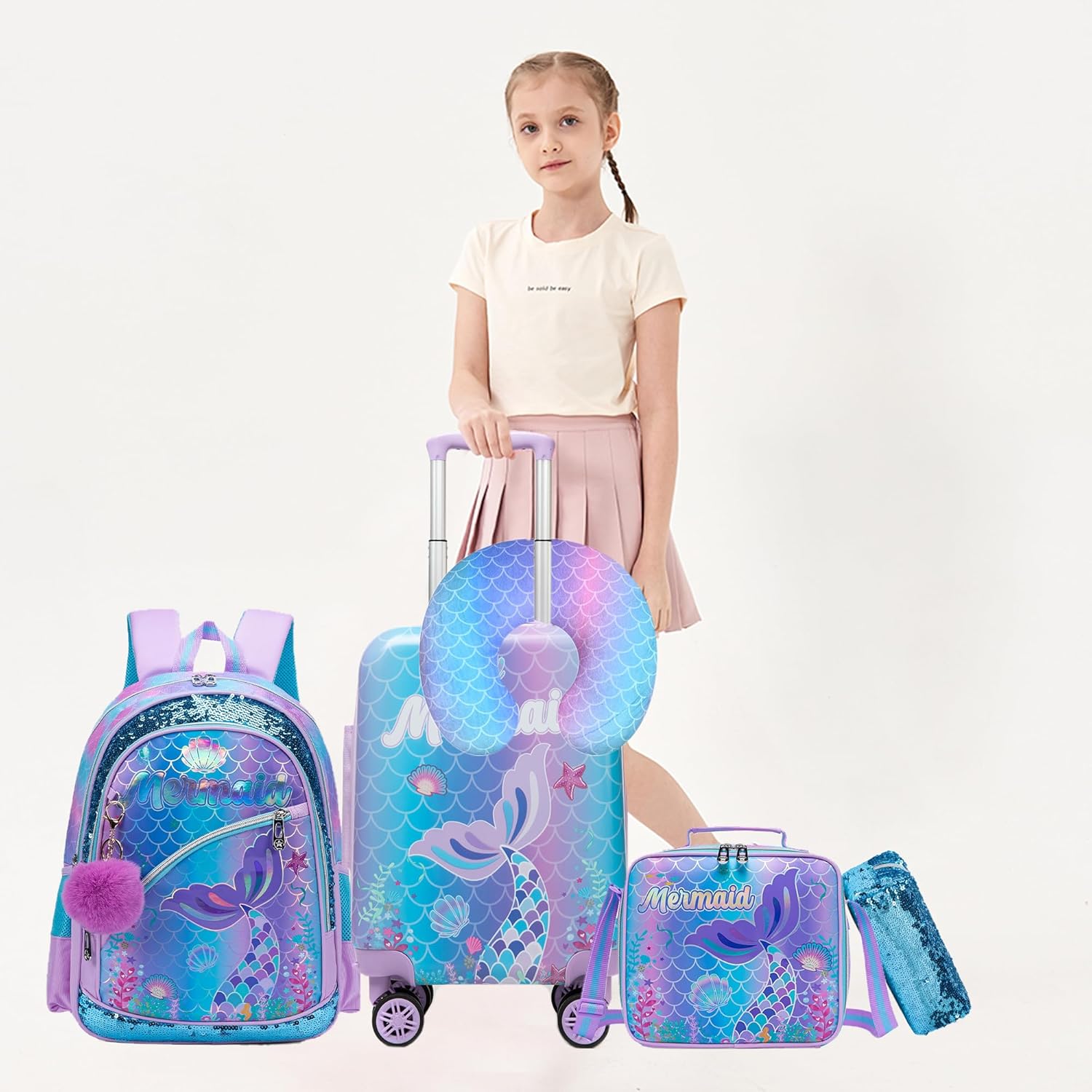 Kinder Bagage Set 5-delig met Hard Shell en Spinnerwielen – Game Day