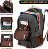 Anti-Diefstal Canvas Laptop- & Reisrugzak met USB-poort – Geschikt voor laptops tot 17,3