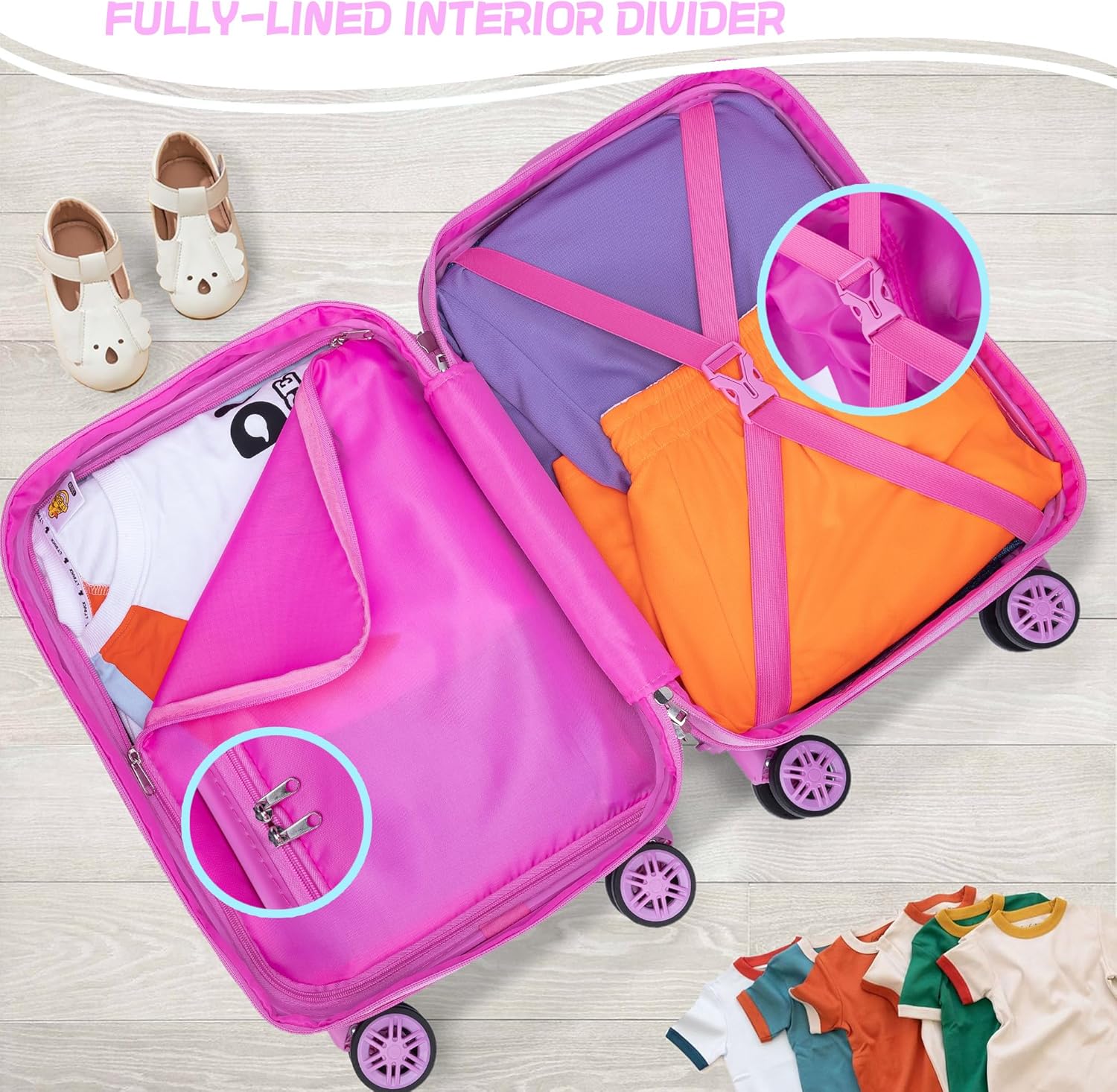 Kinder Bagage Set 5-delig met Hard Shell en Spinnerwielen – Game Day