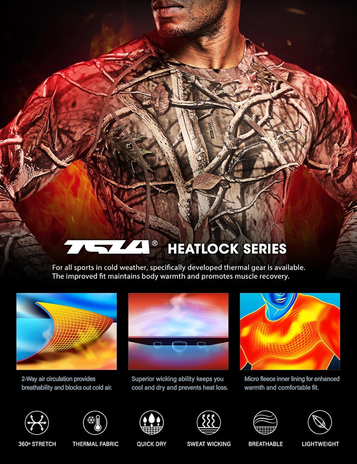 Heren Thermoshirt met Lange Mouwen - Alex