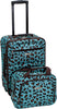 2-delige Zachte Koffer Set met Handbagage Tas & Soepele Wielen