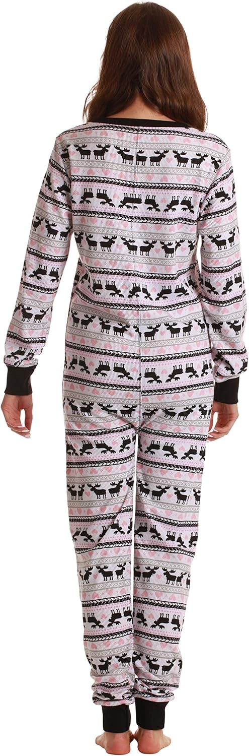 Thermal Onesie met Ronde Hals - CozyPlaid