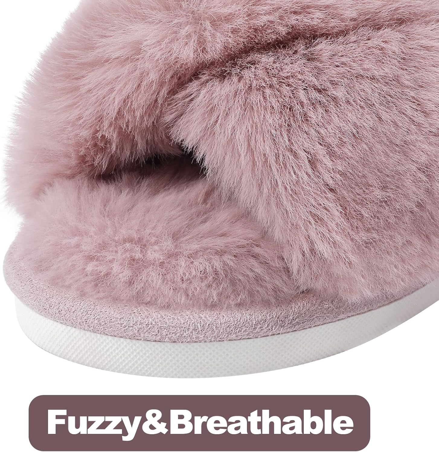 Fuzzy Slippers met Memory Foam - CloudStep