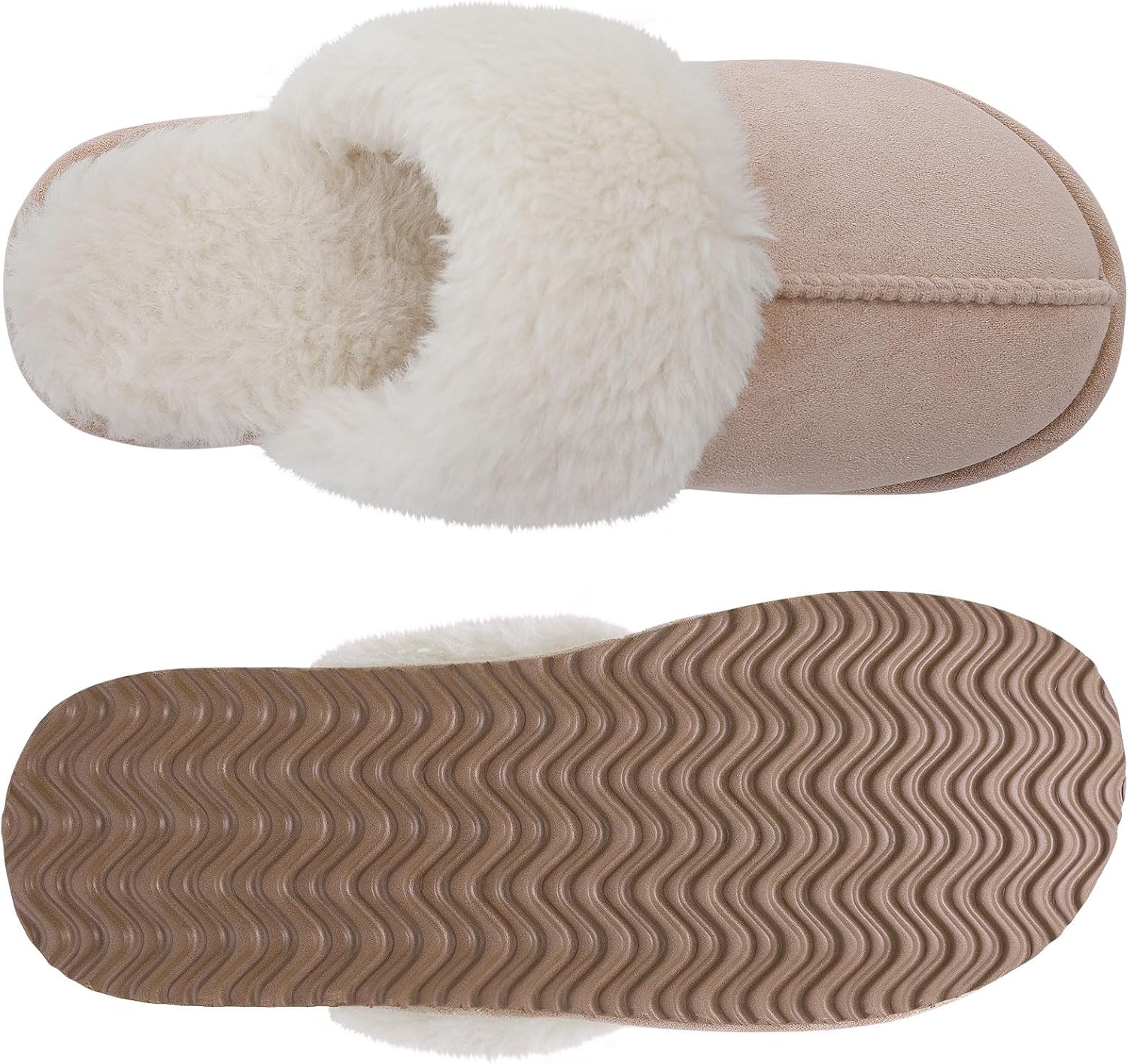 Fuzzy Memory Foam Pantoffels - SoftStep