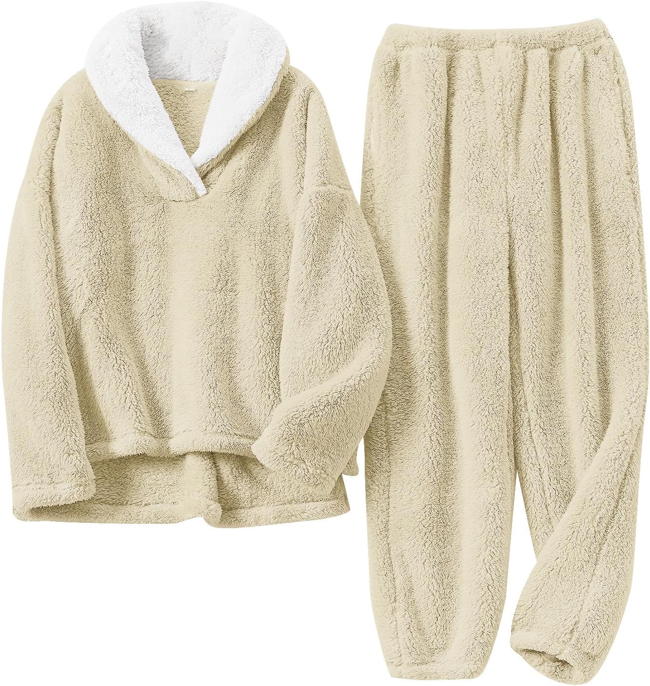 Fluffy Pyjama Set voor Dames - CozyPlush