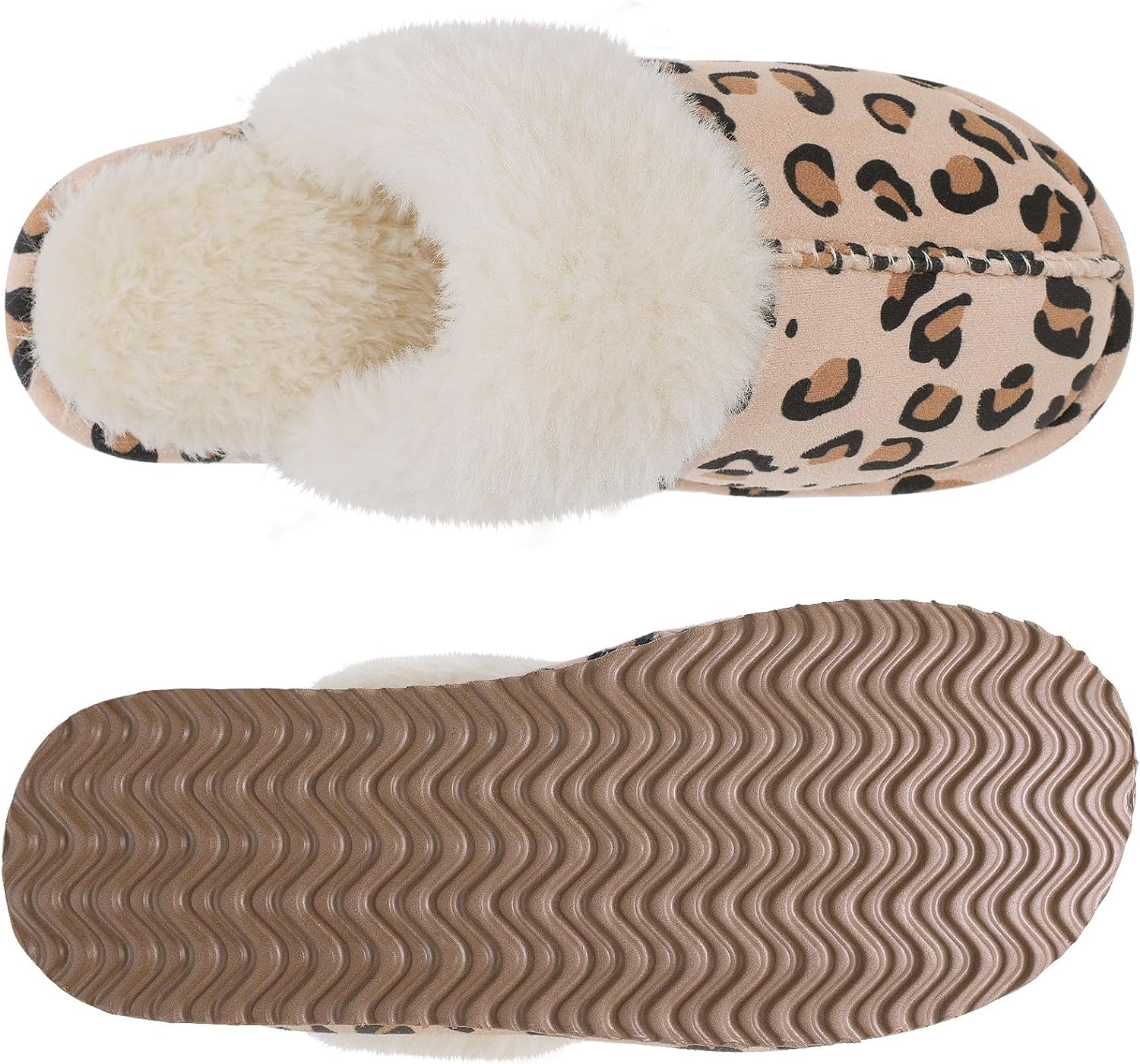 Fuzzy Memory Foam Pantoffels - SoftStep