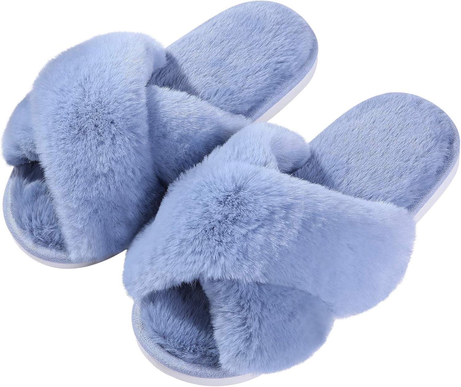 Fuzzy Slippers met Memory Foam - CloudStep