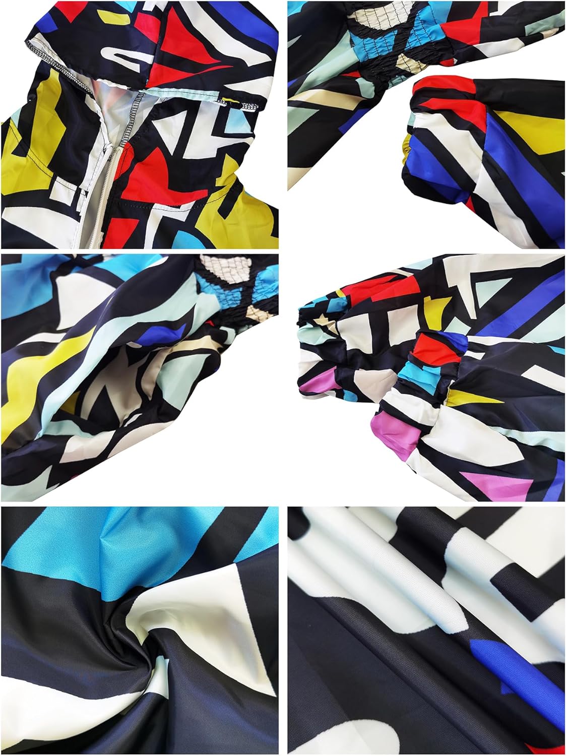 Retro Dames Windbreaker Jumpsuit - Elodie