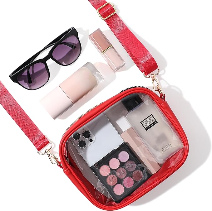 Compacte Transparante Crossbody Tas - VisiBag