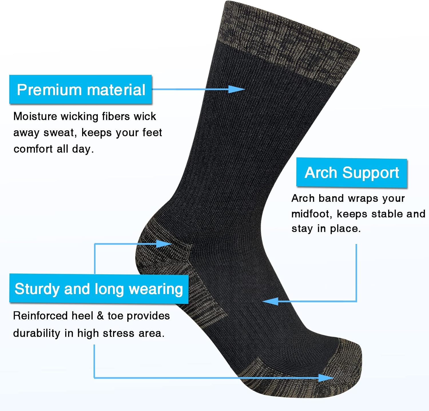 Comfortabele Katoenen Sportsokken (4 of 6 Paar) - Lucas