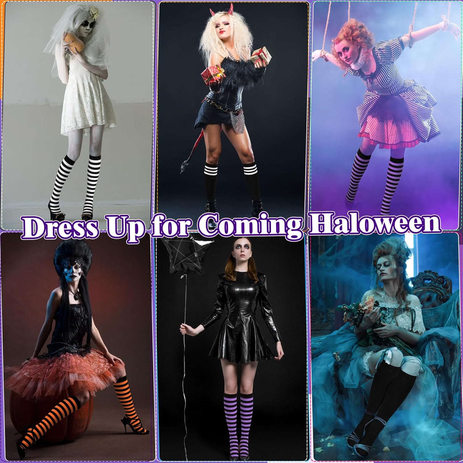 Knee High Sokken - Lila