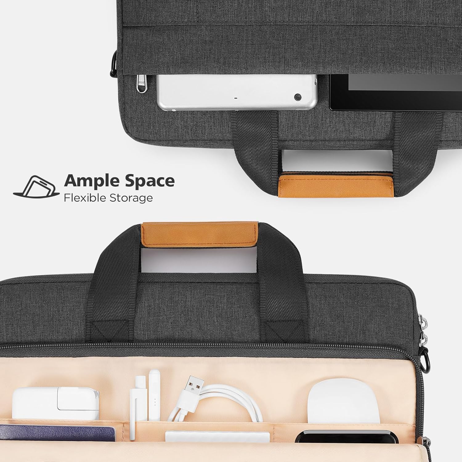 Waterdichte Schoudertas voor Laptops met 360° Beschermende Voering – 1 Kopen, 1 GRATIS