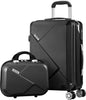 2-delige ABS Harde Koffer Set met TSA-slot & 360° Draaiwielen