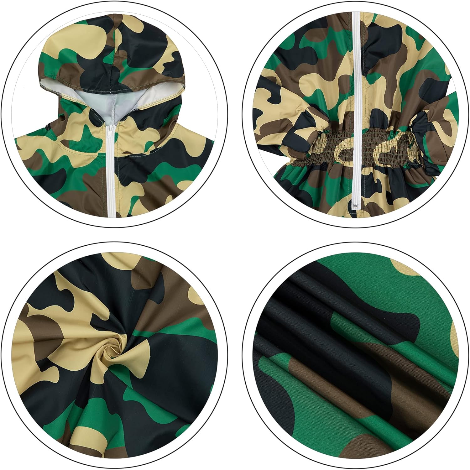 Retro Dames Windbreaker Jumpsuit - Elodie