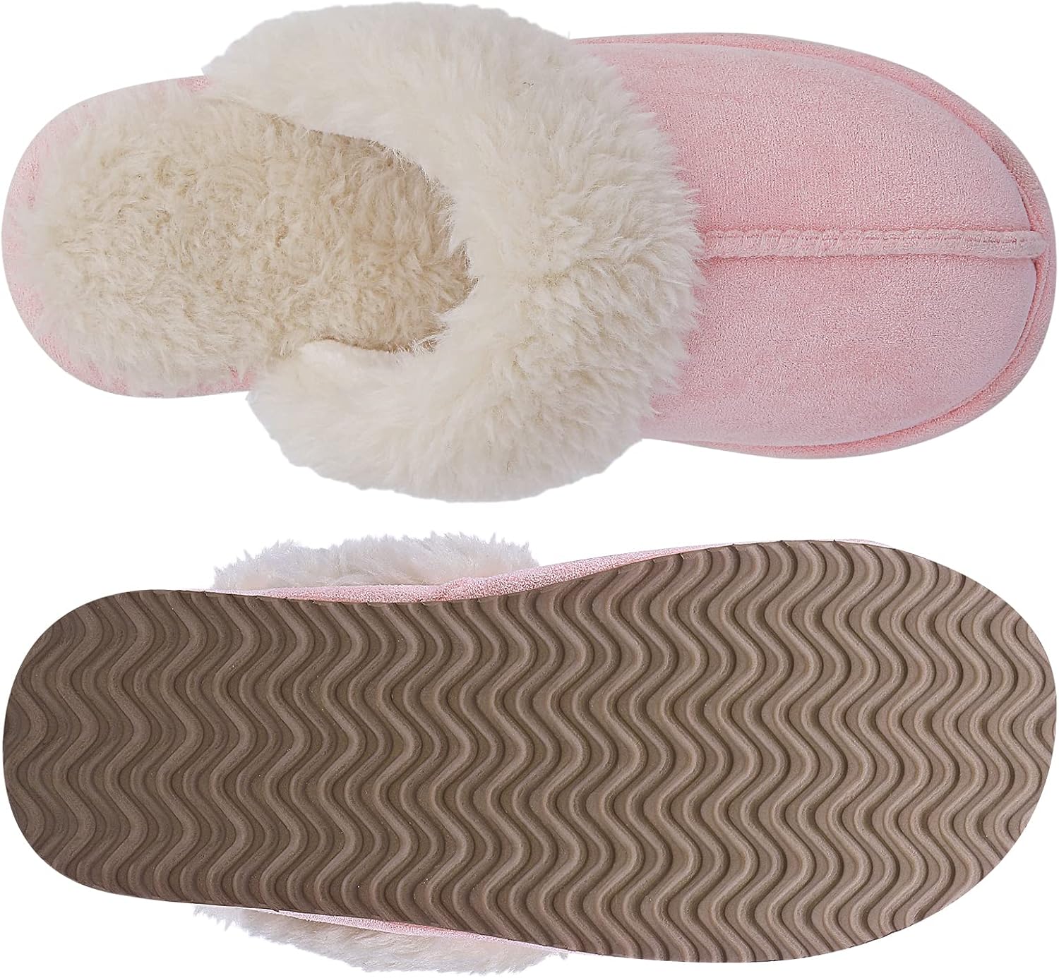 Fuzzy Memory Foam Pantoffels - SoftStep