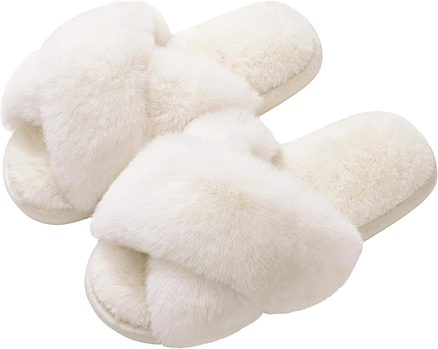 Fuzzy Slippers met Memory Foam - CloudStep