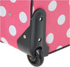 2-delige Zachte Koffer Set met Handbagage Tas & Soepele Wielen
