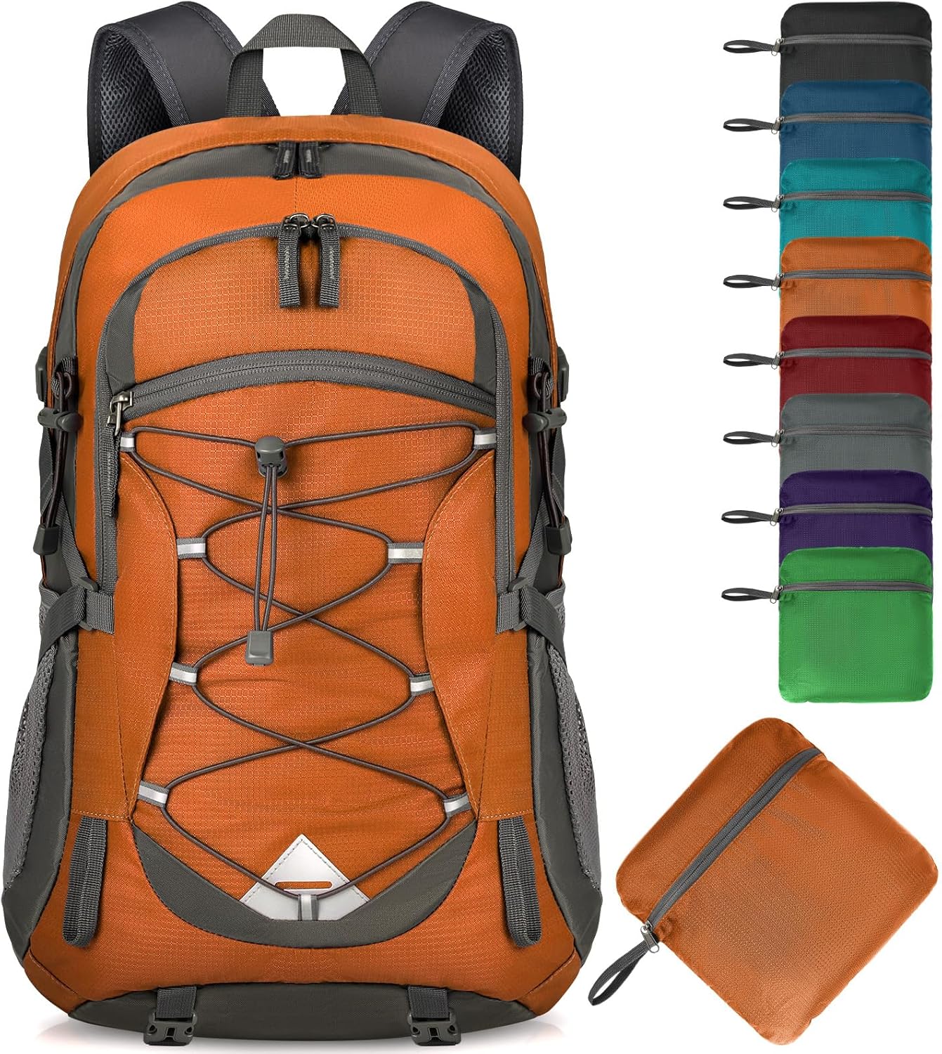 40L Waterdichte Wandel- & Kampeerrugzak – Lichtgewicht & Opvouwbaar – 1+1 GRATIS
