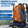 40L Waterdichte Wandel- & Kampeerrugzak – Lichtgewicht & Opvouwbaar – 1+1 GRATIS