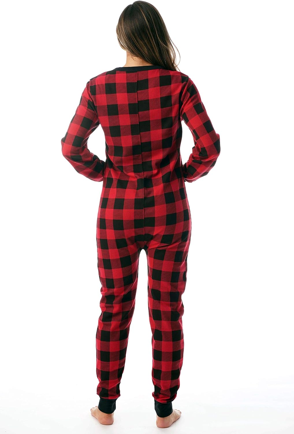 Thermal Onesie met Ronde Hals - CozyPlaid