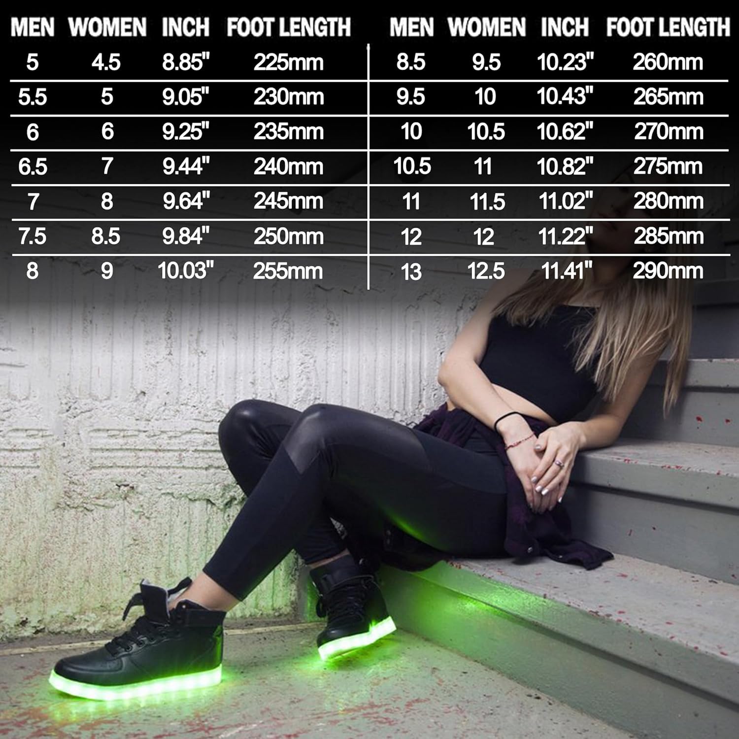 Trendy LED Sneakers met Oplaadbare Verlichting - LumaBoost