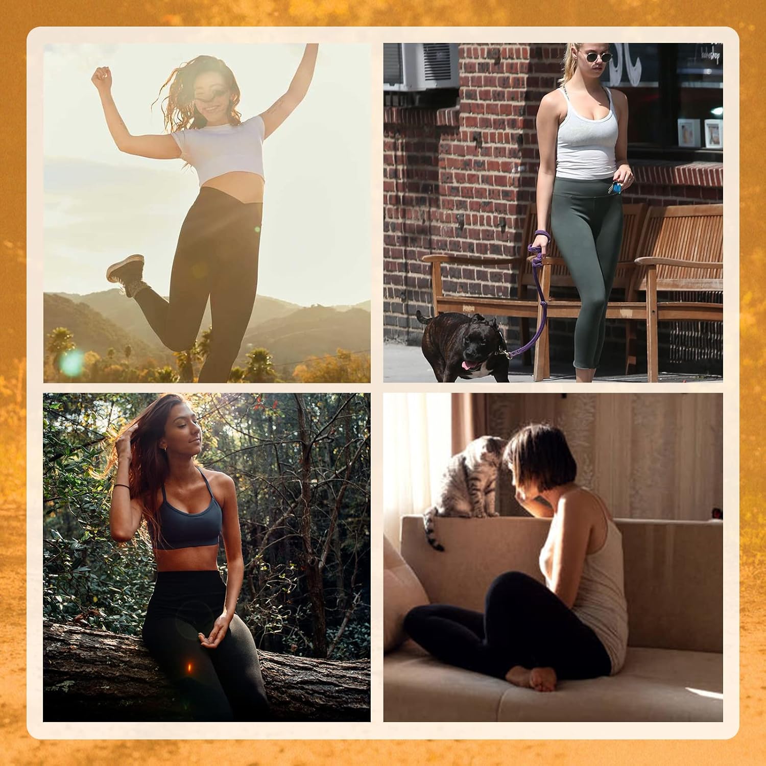 LuxeFit High-Waisted Leggings - Selene