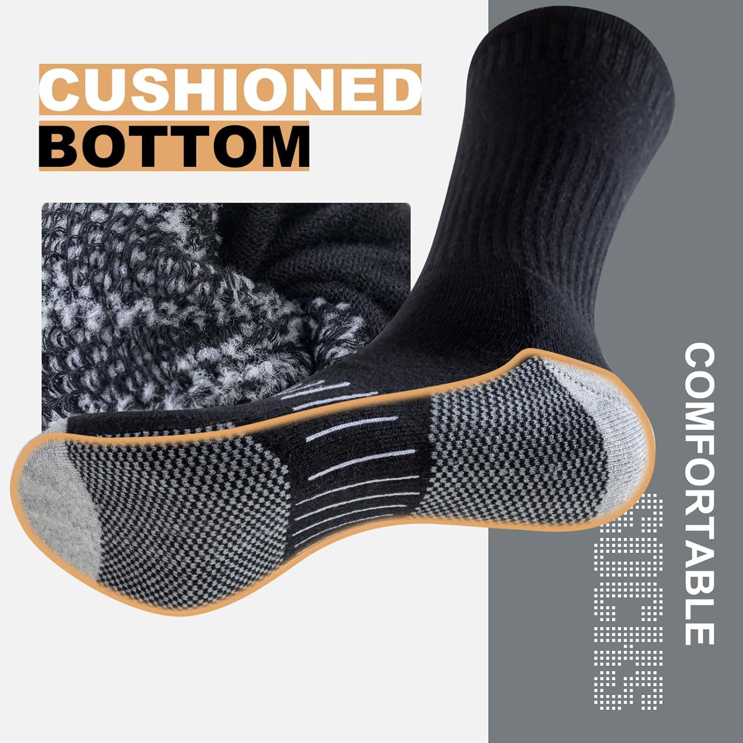 Heren Crew Sokken (6 Paar) - Daniel