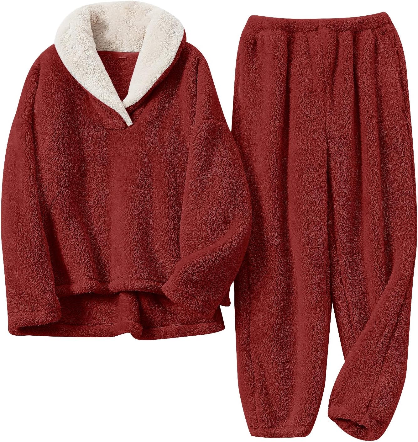 Fluffy Pyjama Set voor Dames - CozyPlush