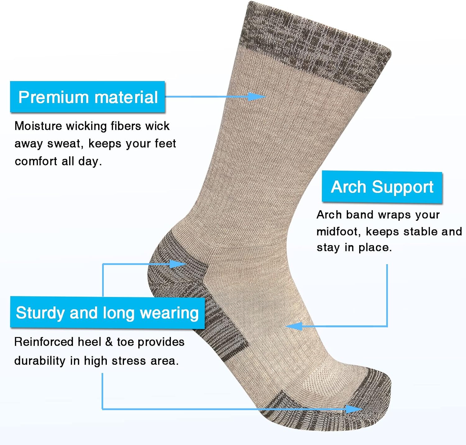 Comfortabele Katoenen Sportsokken (4 of 6 Paar) - Lucas