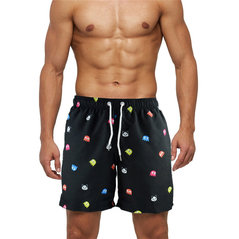 Trendy & Sneldrogende heren badshorts met zakken - Matteo