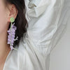 Wisteria Kwast Oorbellen met Bos Thema - Aurelia