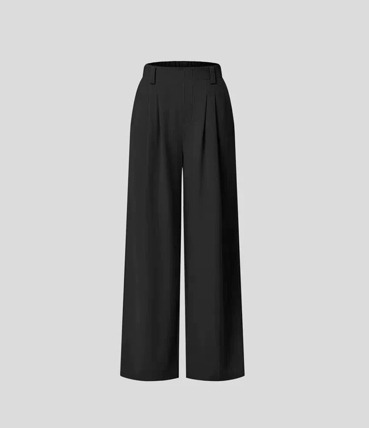 Comfy Dames Pantalon met Wijde Pijpen - Amara